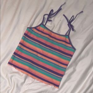 Striped tank top from Dolls Kill